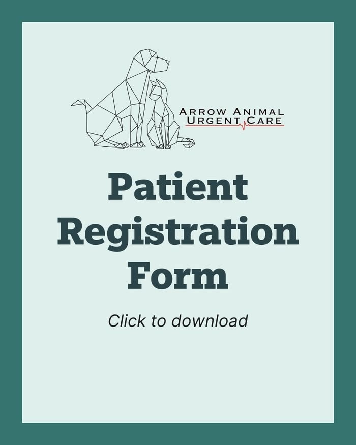 Patient Registration Form - Arrow Animal Urgent Care in Renton, WA